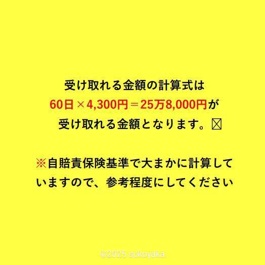 交通事故慰謝料計算方法の写真05